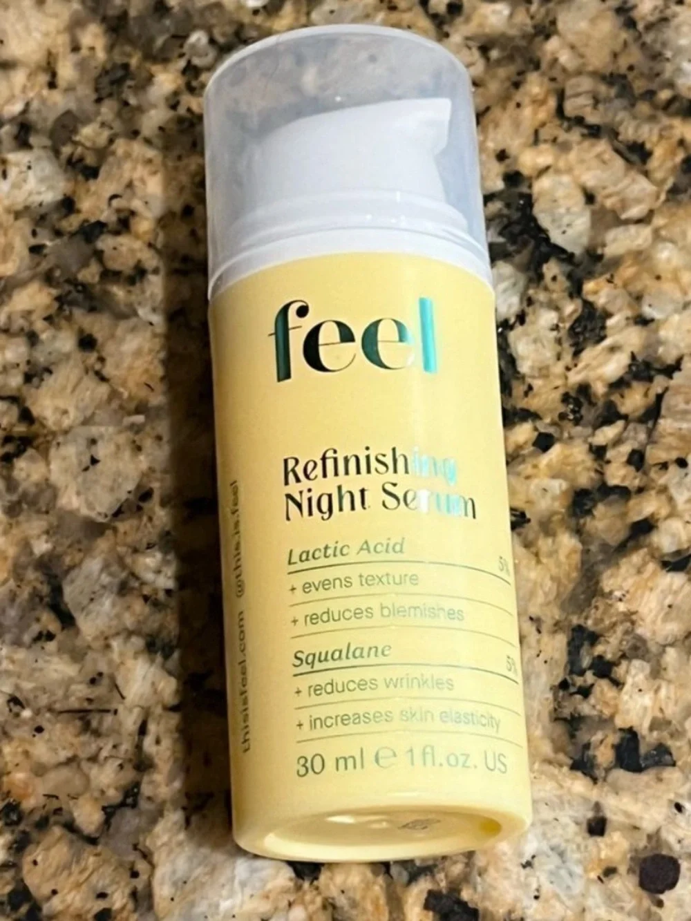 Feel Beauty Clean Skincare Duo: Hemp Cleanser + Lactic Acid Night Serum NIB
